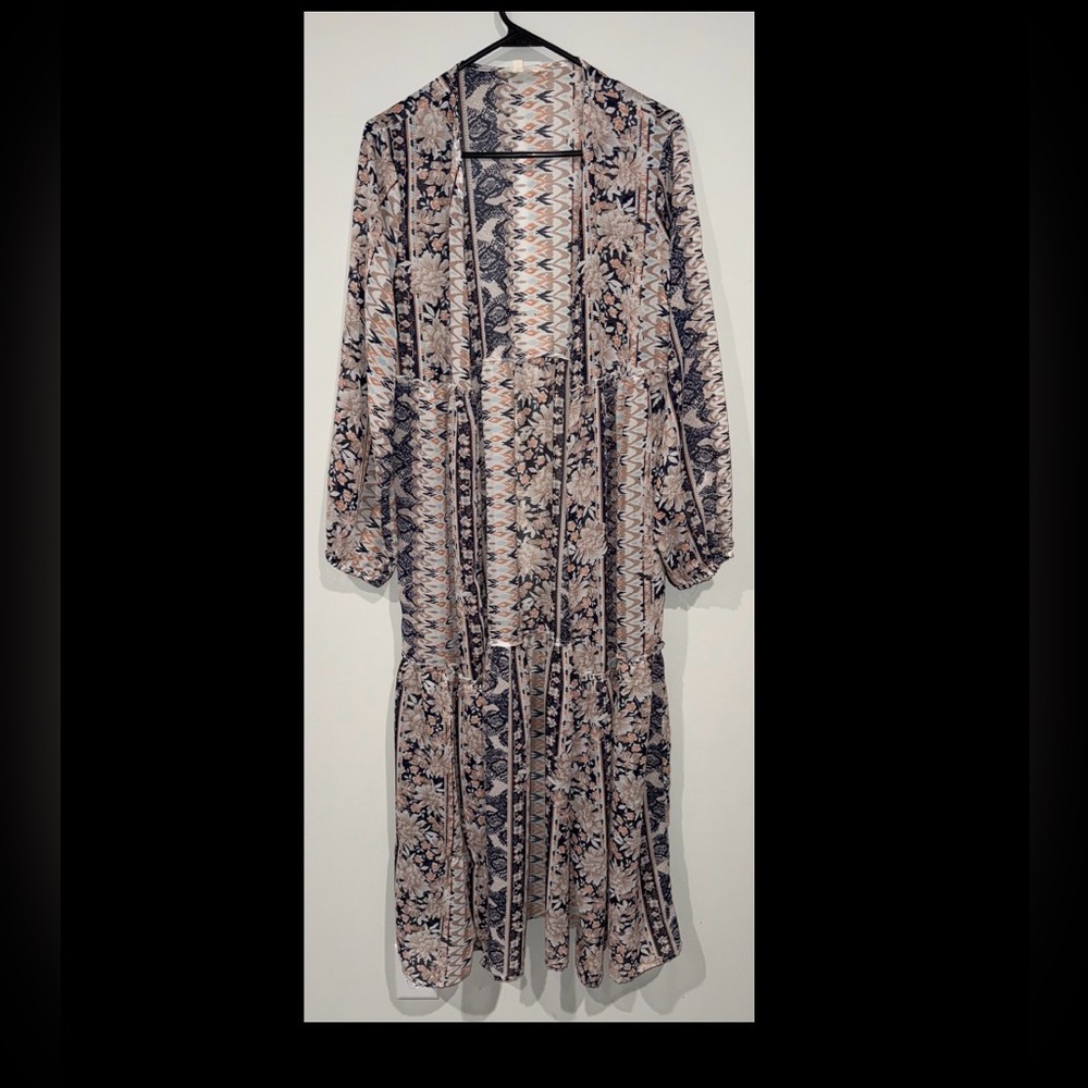 Floral Chiffon Kimono Size Small Brand Rebellion